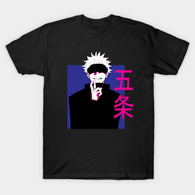 Gojo Satoru - Jujutsu Kaisen T-Shirt by Buggy D Clown